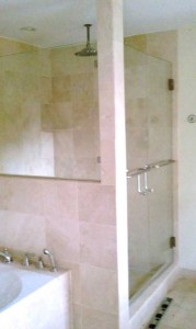 Shower Door From Armstrong Glass and Mirror