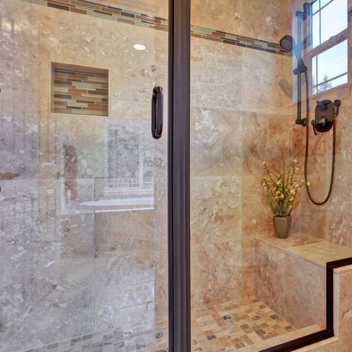 Glass Shower Door Repair for Small Bathroom